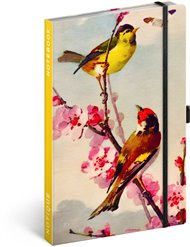 Notes Ptáčci – sakura Kateřiny Winterové, linkovaný