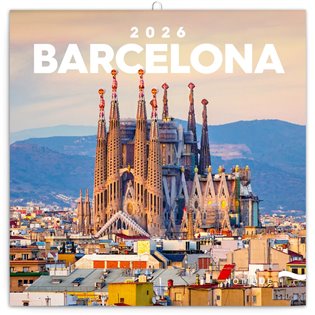 Poznámkový kalendář Barcelona 2026 - 