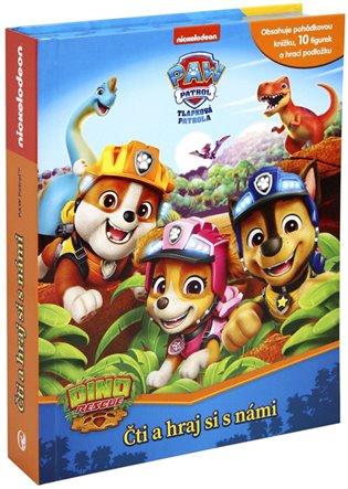 Kniha Čti a hraj si s námi Tlapková patrola Dinosauří záchrana