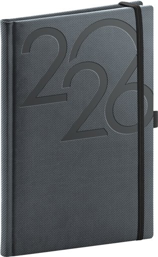 NOTIQUE Týdenní diář Ajax 2026, černý, 15 x 21 cm Presco Group