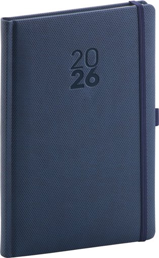 NOTIQUE Týdenní diář Diamante 2026, modrý, 15 x 21 cm Presco Group