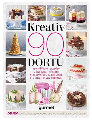 Obálka knihy KREATIV - 90 DORTŮ od autora kolektiv