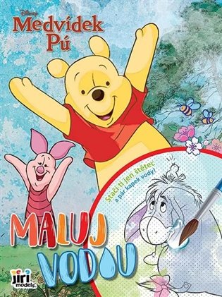 Medvídek Pú - Maluj vodou A4 - 