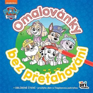 Omalovánky bez přetahování -Tlapková patrola - 