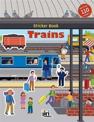 Sticker book Trains - 