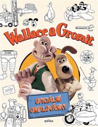 Wallace a Gromit –  oficiální omalovánky - 