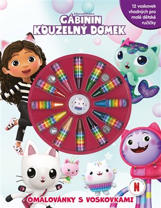 Gábinin kouzelný domek - Omalovánky s voskovkami -  kolektiv