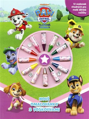 Tlapková patrola - Nové omalovánky s voskovkami -  kolektiv