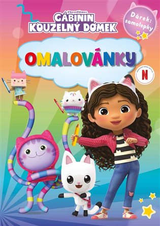 Gábinin kouzelný domek - Omalovánky (Se samolepkami)