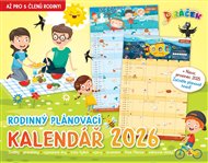 Dráčkův nástěnný rodinný plánovací kalendář 2026
