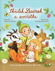 Skřítek Lesánek a zvířátka: Komiks se zábavnými úkoly pro děti 3-7 let - Tereza Aratikovic