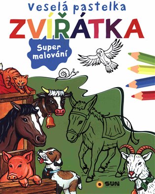 Veselá pastelka - zvířata