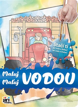 Maluj vodou Traktory