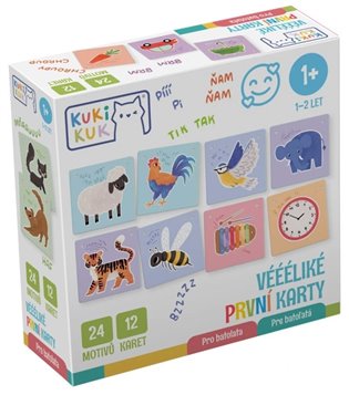 KukiKuk - Véééliké První karty Pro batolata - 