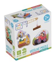 KukiKuk - Véééliké puzzle Stavební stroje