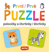 První PUZZLE - polovičky a čtvrtinky
