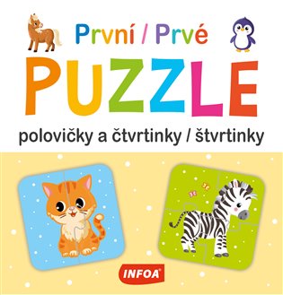 První PUZZLE - polovičky a čtvrtinky - 