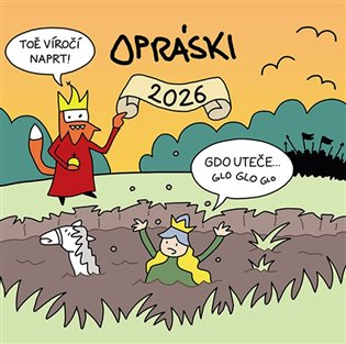 Opráski 2026 - kalendář -  jaz