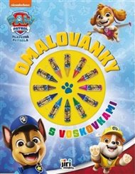 Tlapková patrola - Omalovánky s voskovkami -  kolektiv