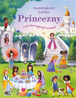 Velká samolepková knížka Princezny - 