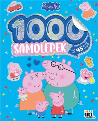 1000 samolepek s aktivitami Prasátko Peppa - 