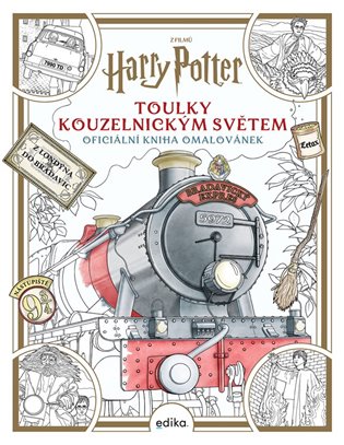 Harry Potter: Toulky kouzelnickým světem - oficiální kniha omalovánek - 