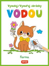 Vymaluj obrázky vodou - Farma