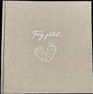 Deník pro miminko - Tvůj příběh - béžový