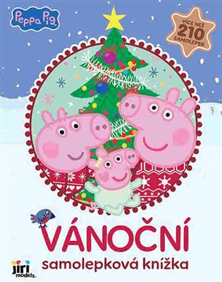 Prasátko Peppa - Vánoční samolepková knížka: Více než 210 samolepek - 