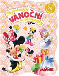 Nejkrásnější vánoční omalovánky se samolepkami Minnie