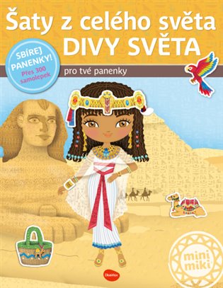 Šaty z celého světa Divy světa - Kniha samolepek: pro tvé panenky - Julie Camel