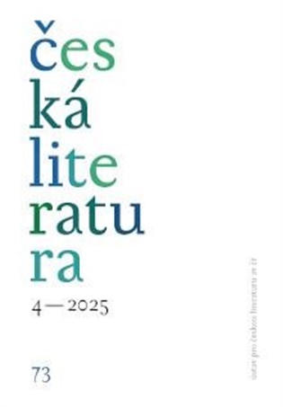 Česká literatura 4/2025 - 
