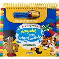 Kniha džunglí - Čti a vybarvuj Magické vodní omalovánky