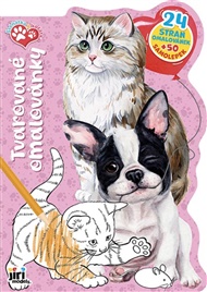 Tvarované omalovánky Štěňátka a koťátka