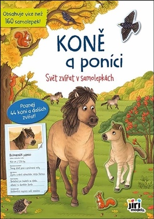 Svět zvířat v samolepkách Koně a poníci - 