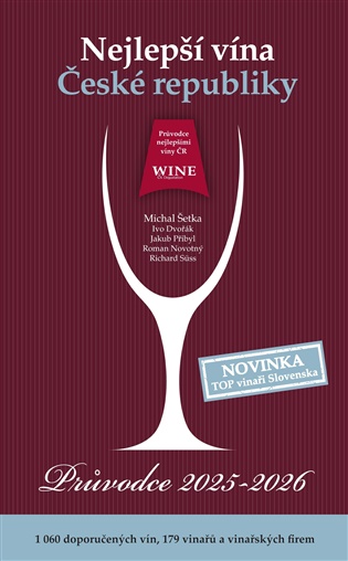 Kniha Nejlepší vína České republiky 2025/2026