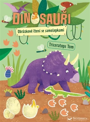 Dinosauři Obrázkové čtení se samolepkami - 