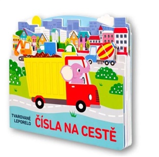 Tvarované leporelo - Čísla na cestě - 