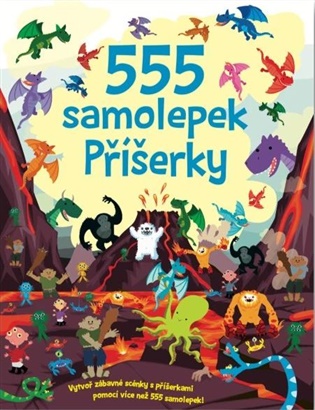 555 samolepek Příšerky