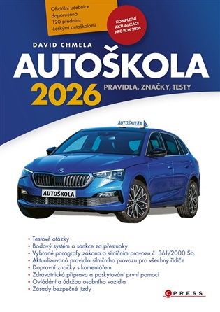 Autoškola 2026: Pravidla, značky, testy - David Chmela