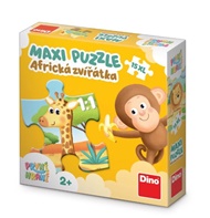 PRVNÍ HRANÍ: AFRICKÁ ZVÍŘÁTKA 15 maxi Puzzle