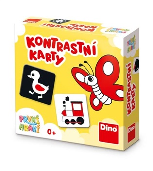 PRVNÍ HRANÍ: Kontrastní karty Naučná hra - 