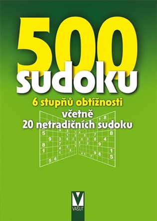 500 sudoku – zelená obálka - 