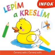 Lepím a kreslím - Červený sešit
