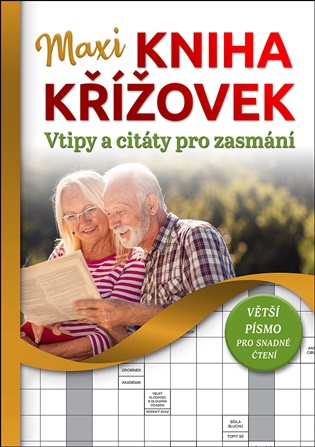 Maxi kniha křížovek - Vtipy a citáty pro zasmání - 
