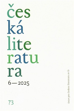 Česká literatura 6/2025 - 