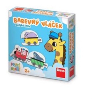 PRVNÍ HRANÍ: Barevný vláček Naučná hra