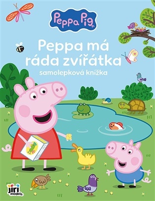 Velká samolepková knížka Peppa má ráda zvířátka - 