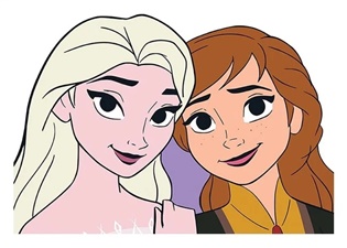 Moje omalovánky Ledové království - 