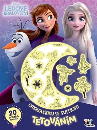 Omalovánky se svítícím tetováním Ledové království - 